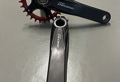 Shimano FC-M6000 Kurbel + Garbaruk Oval