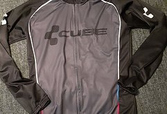 Cube Teamline Fahrrad/Bike Trikot-Jacke, langarm, Men Gr.M, schwarz / grau