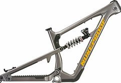 Nukeproof Mega 297 Carbon Rahmen - ohne Dämpfer - silber - Größe XL