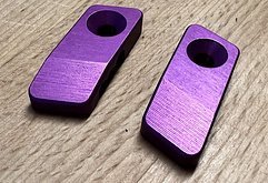 Nicolai Kabelhalter 3-fach purple / lila rechts & links