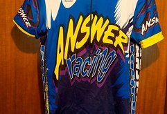 Answer Racing Vintage Rad Trikot, blau/gelb/schwarz, Größe M