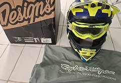 Troy Lee Designs Speedcode Yellow Blue XS inkl. 100% google