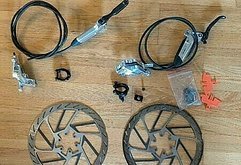 SRAM Level Ultimate Stealth 4 Kolben Bremsanlage 200mm 6 Loch Komplettset