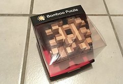 Fridolin Geduldspiel 3D-Puzzle "Magic Blocks" Bambus IQ-Test NEU