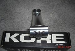 Kore -Retro -Lite Vorbau, silber 135mm,neu