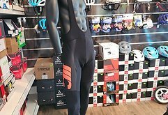 Cipollini Blade Bibshort Long Black/Orange Neu