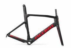Accent Bikes Rahmenset Cyclone Carbon Medium, Schwarz/Rot