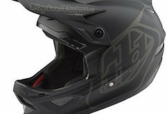Troy Lee Designs D3 Fiberlite Helm, Mono Schwarz, Größe XL