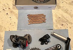 SRAM XX1 Eagle AXS SL Gruppe – 10–52 Kupfer – Carbon 175 mm – Top Zustand