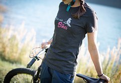 Supersmashdesign Bikeshirt Damen - Girls ride Bikes (S)