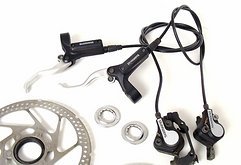 Shimano Deore M485 Disc Brakes Scheibenbremsen V+H inklusive Bremsscheiben