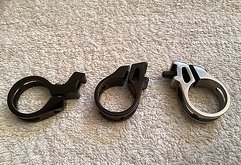 SRAM Drei Sram Trigger Schellen, 2 x schwarz, 1 x silber, 3 Stück