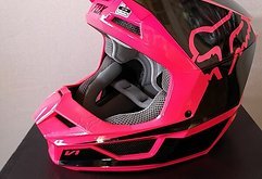 Fox  Racing V1 MX/DH Helm - Gr. M *Pink*!