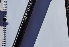 Kcnc Ti Pro Lite Scandium 8000 Sattelstütze 31,6mm für Carbongestelle, 350mm, schwarz
