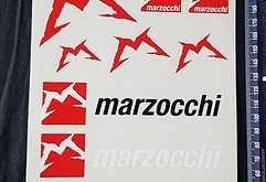Marzocchi Sticker Set verschiedene Farben und Größen