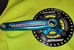 Race Face Ride Kurbel 175mm blau türkis inkl Bashguard