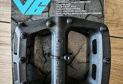 DMR V6 Flatpedal MTB Pedale Schwarz Neu