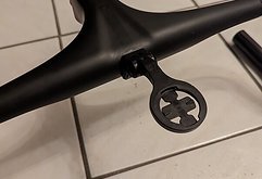 Bontrager XXX Carbon Fahrrad Lenker / Vorbau Einheit mit Computerhalterung