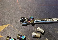 Devart Cycling Schlüssel Überwurfmutter Bremse 8mm offener doppelter Ringschlüssel 10mm und 8mm mit großer Auflagef