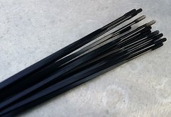 Tune Sapim 16 schwarze Tune Speichen Sapim CX-Super Spoke Superspoke 276 mm gerade straight neu