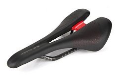 Gub Carbon Sattel NEU schwarz rot