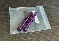 Peaty‘s X Chris King Tubeless Ventile MK2 purple
