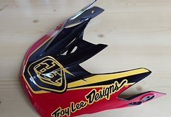 Troy Lee Designs D3 Mirage red/yellow L Helmvisier