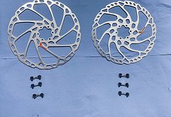 Shimano SM-RT66L 203 mm + SM-RT66LL 220 mm Bremsscheiben 6-Loch