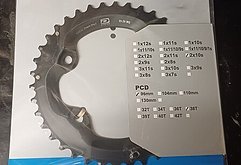 Shimano DEORE FC-M6000 Kettenbatt 38 Zähne