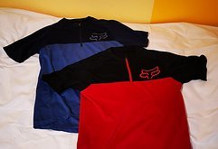 Fox Ranger T-Shirts Set Rot und Blau