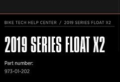 Fox Racing Shox Float X2 factory series 2019