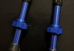 Ohne Marke 2x SV Tubeless Ventil / Tubeless Valve 40 mm in blau (1 Paar) *NEU*
