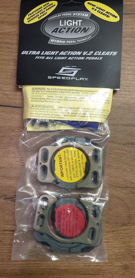 speedplay light action cleats